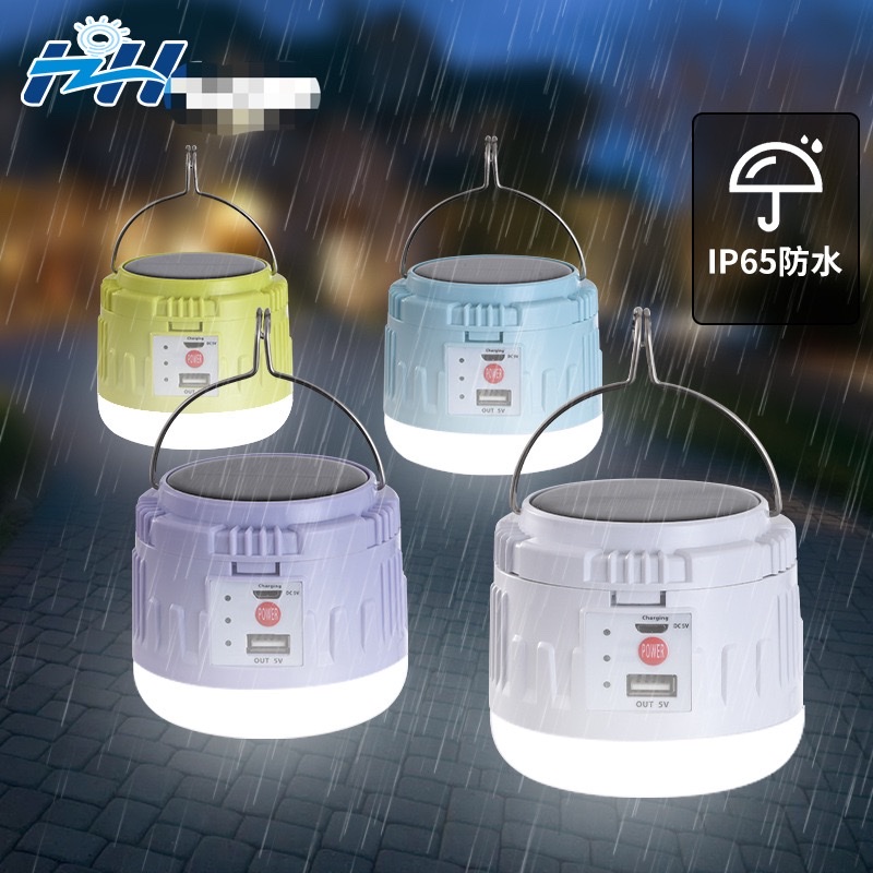 New LED rechargeable bulbs, bulb lamps, solar street stall night market lights, mobile outdoor camping power outage emergency lights Application Scenario