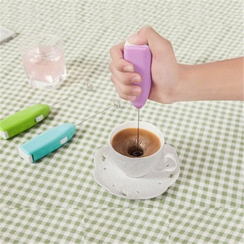 Mini electric mixer, egg beater, handheld coffee mixer, milk foam beater, kitchen baking egg beater detail image 4