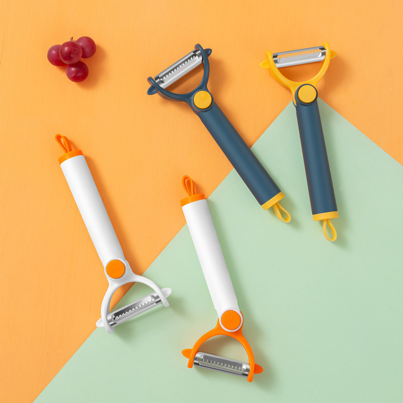 Double-head rotatable peeler, potato peeler, stainless steel blade peeler, two types of blades can be rotated and switched. 8 Item Picture