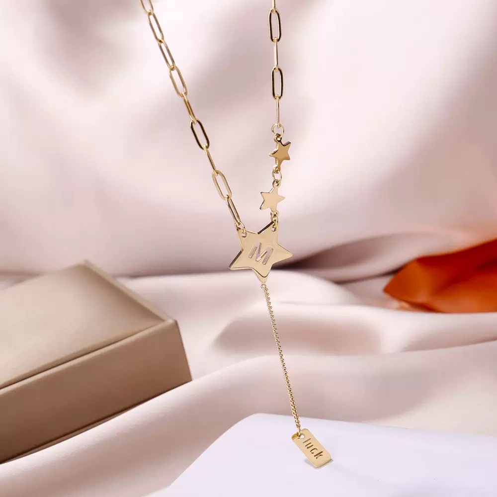 Five-pointed star necklace Bao Olaibao Olaibao Olaibao Olaibao Olaibao Olaibao Olaibao