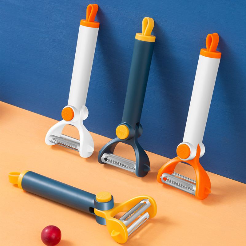 Double-head rotatable peeler, potato peeler, stainless steel blade peeler, two types of blades can be rotated and switched. 8