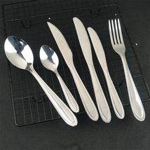 不锈钢勺子叉子 简约光身咖啡勺冰勺餐具西餐叉勺