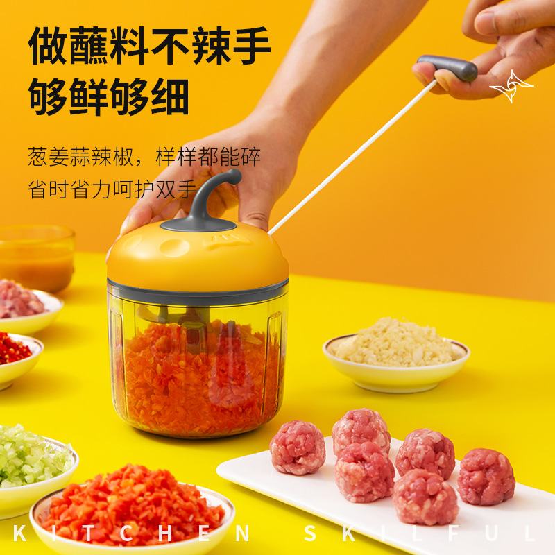 2022 Household garlic puree mashing device, hand-pulled garlic mixer, mini and small garlic mince Shredder, Manual garlic Beating device details Picture