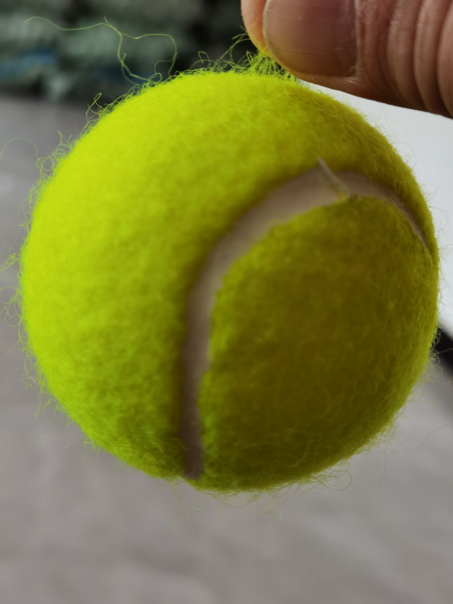 网球/羊毛网球/训练网球细节图