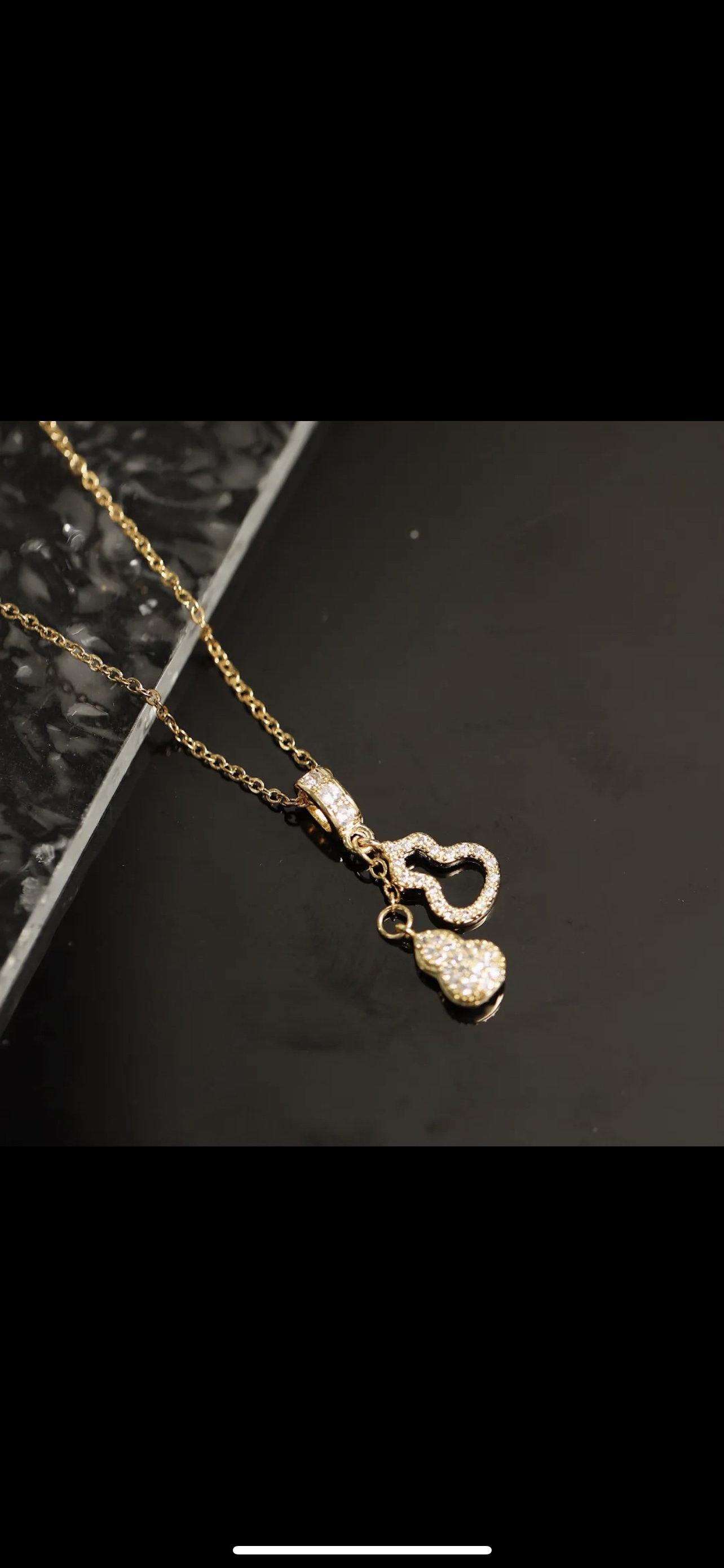 葫芦项链慕露银饰