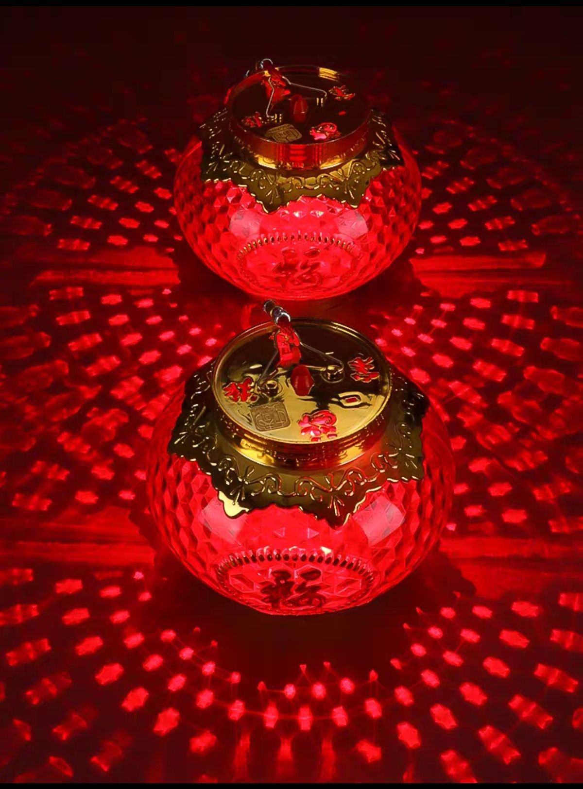 Xuchun's latest best-selling crystal lantern children's music portable battery lamp detail image 2