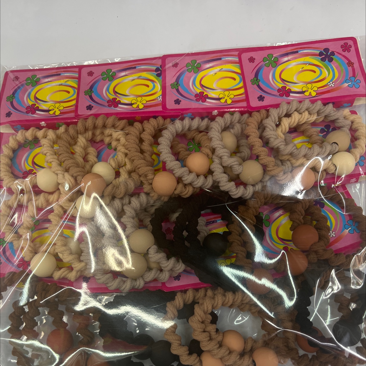 头饰白底实物图