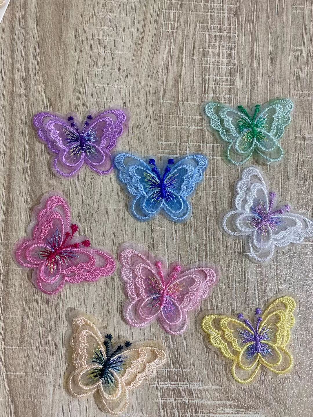 蝴蝶/刺绣蝴蝶/双层蝴蝶产品图