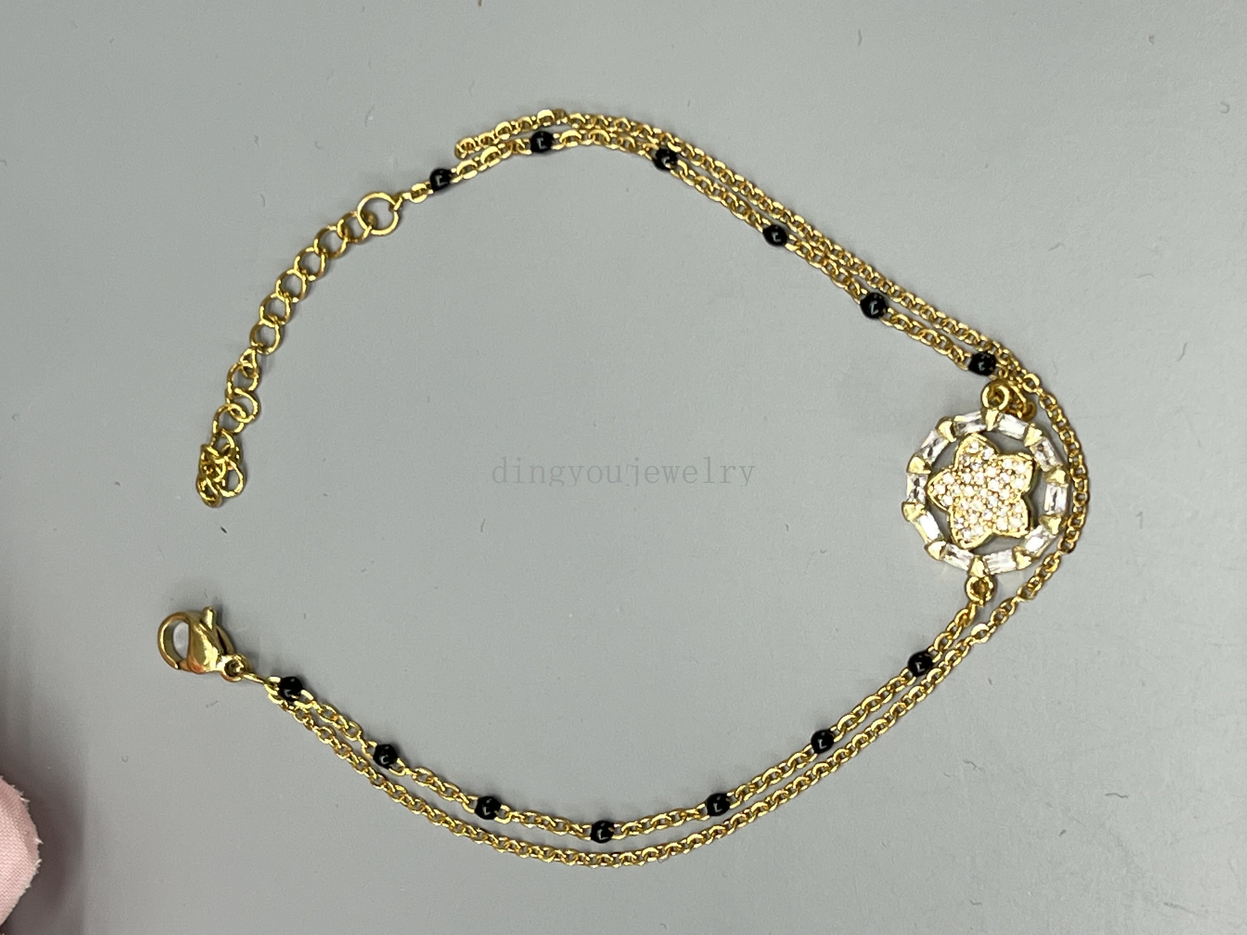 Five-star new style zircon inlaid bracelet from a foreign land
