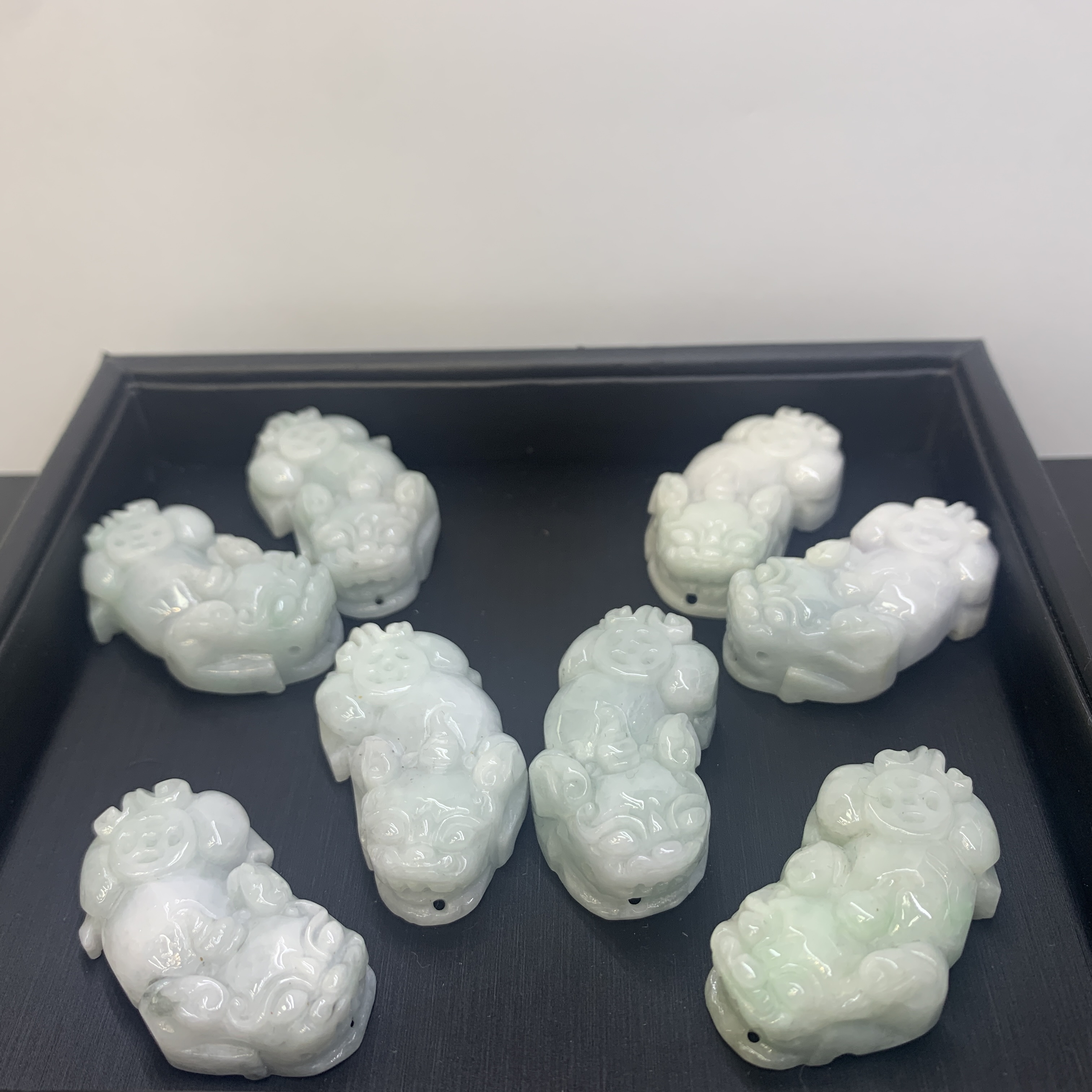【 Oriental Jade 】 Natural jadeite and jade A-grade PI Xiu for attracting wealth and treasures Pendant neck decoration, leather style Item Picture
