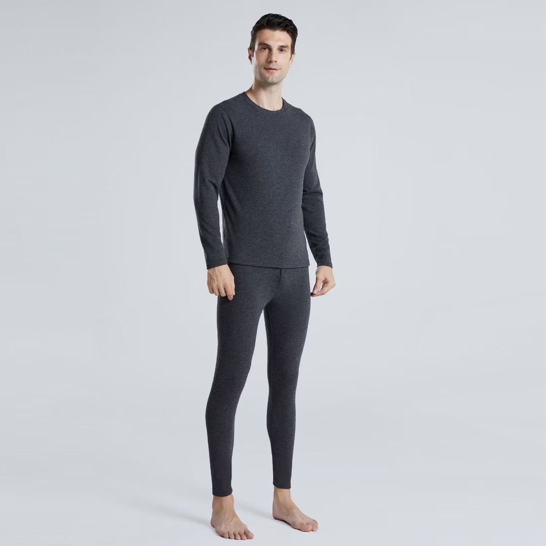 8511#男士保暖套装小圆领修身舒适亲肤秋衣秋裤