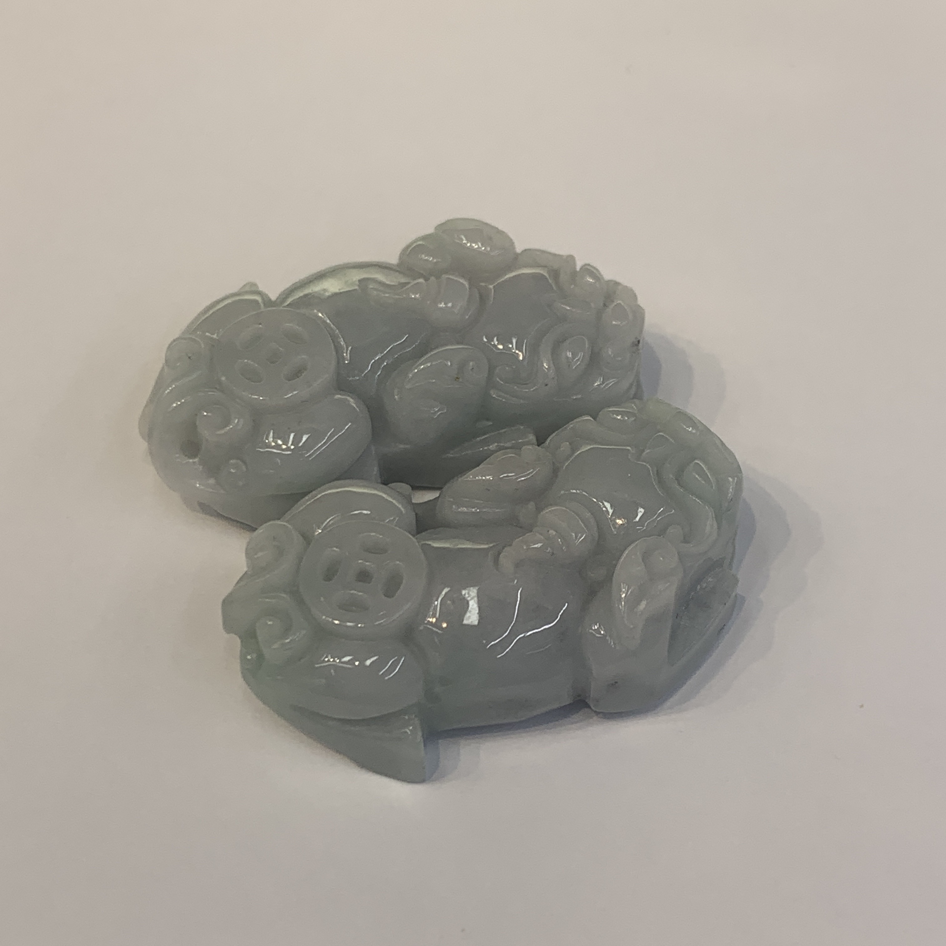 【 Oriental Jade 】 Natural jadeite and jade A-grade PI Xiu for attracting wealth and treasures Pendant neck decoration, leather style Application Scenario