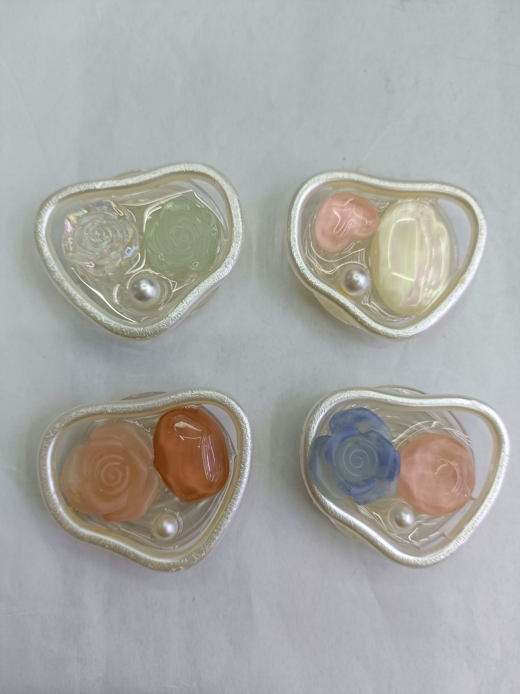 透明支架系列 小熊 滴胶花 滴胶饰品 不规则片片 水果详情图9