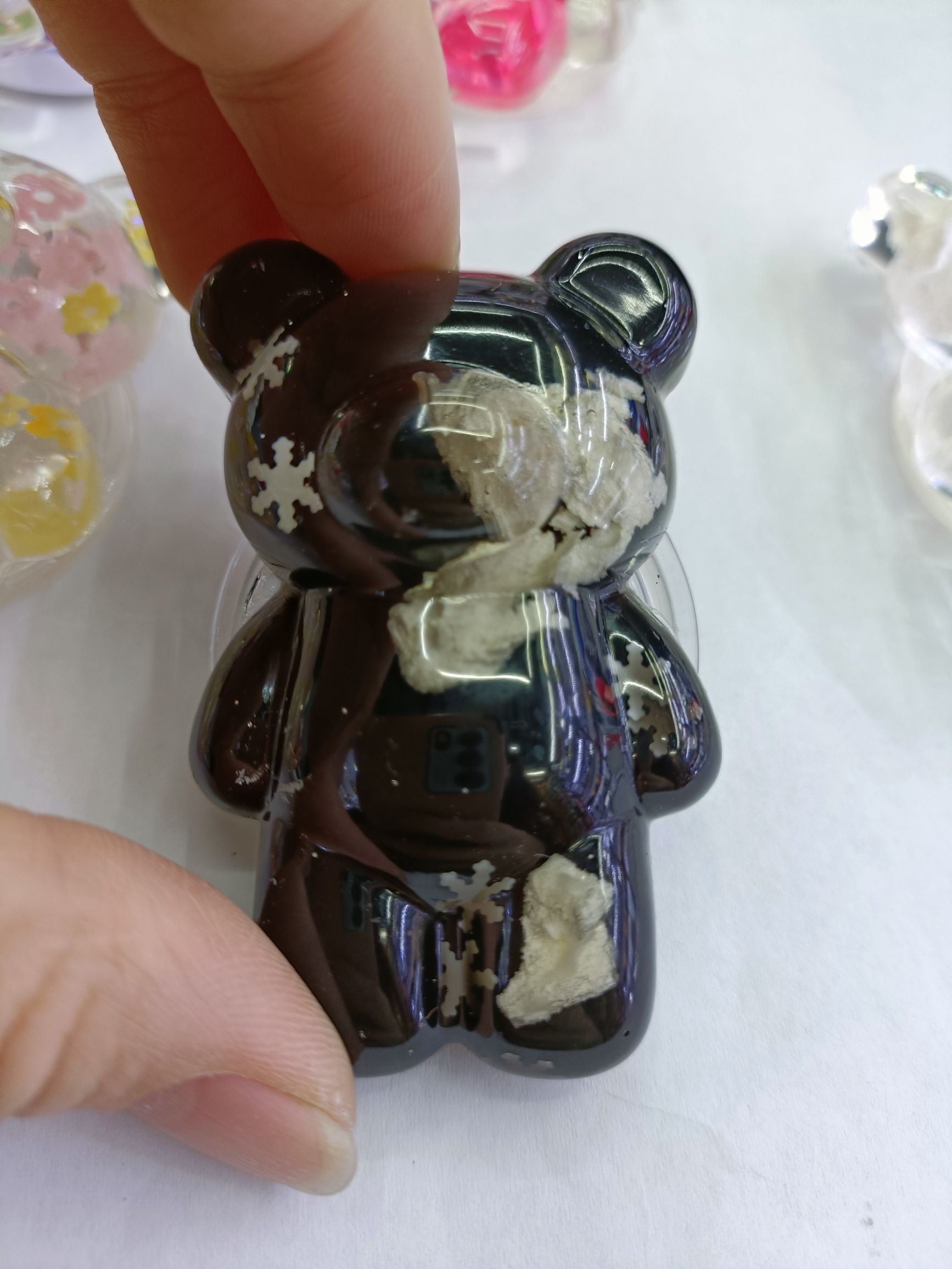 透明支架系列 小熊 滴胶花 滴胶饰品 不规则片片 水果详情图4