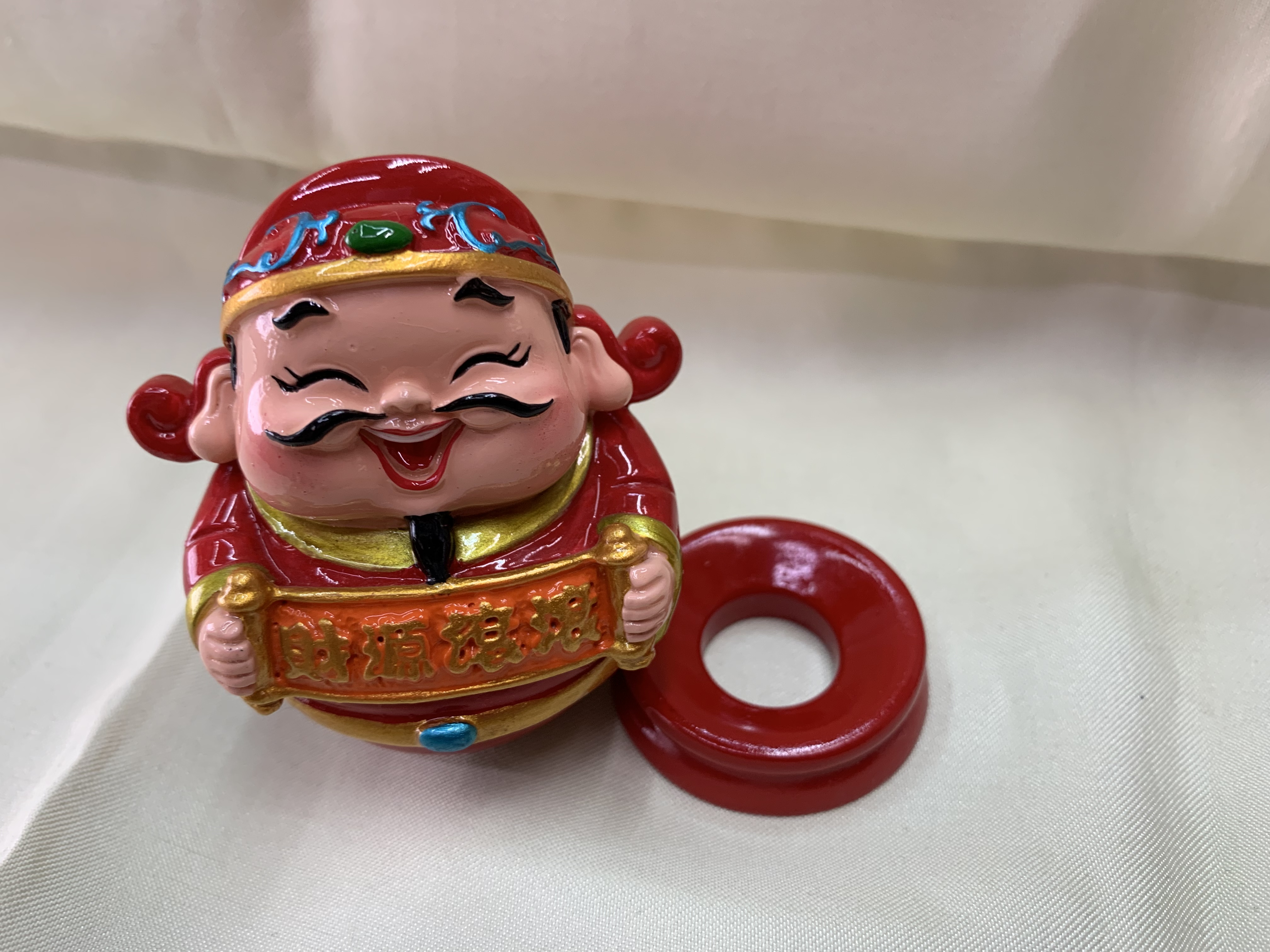 CAI's Fine Resin Craft Hand-Painted 10574-2 "Wealth from All Directions" decorative item details Picture