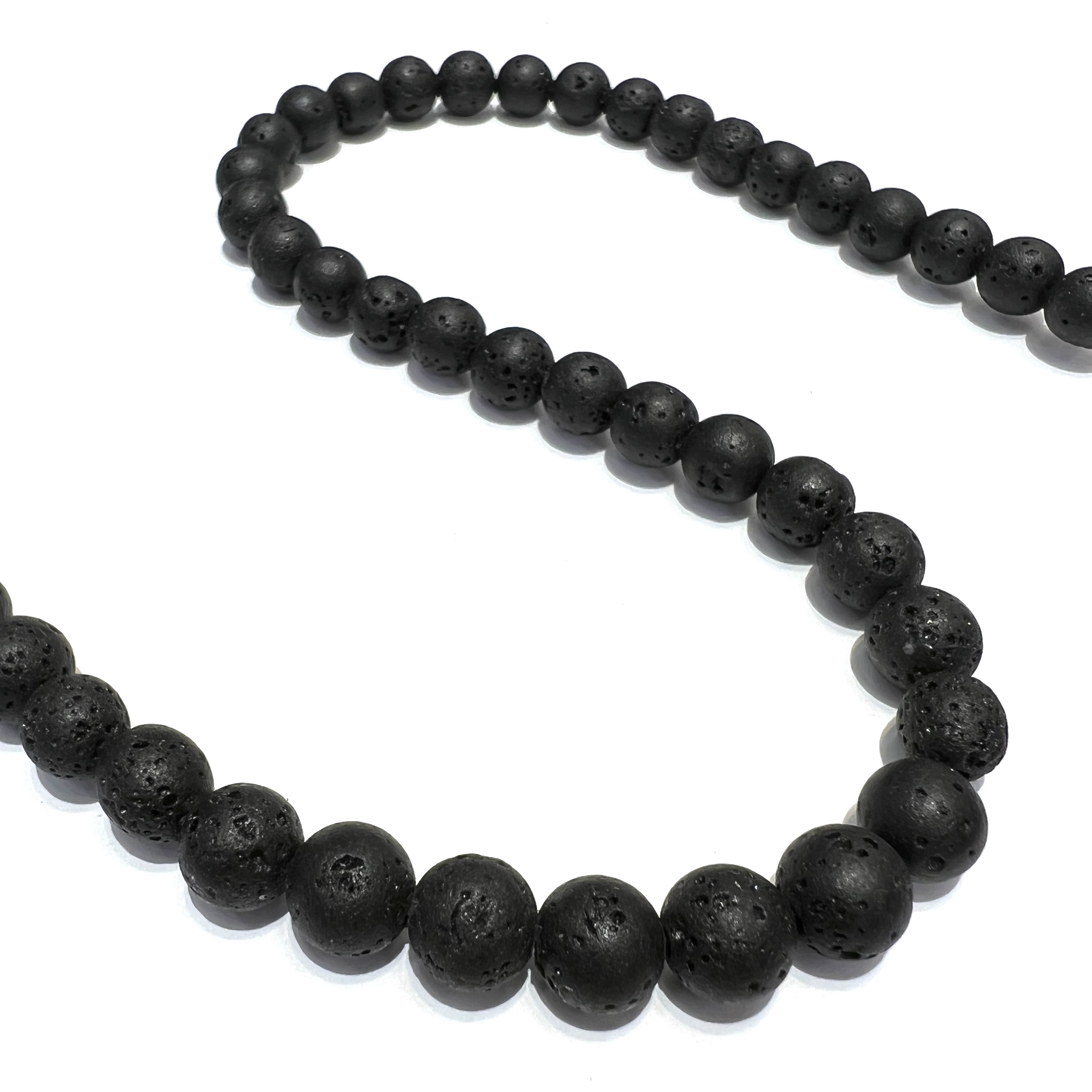 【 Oriental Jade 】 Natural Volcanic stone bracelets, beads, neutral and simple lucky beads, finished and semi-finished beads, DIY accessories Application Scenario