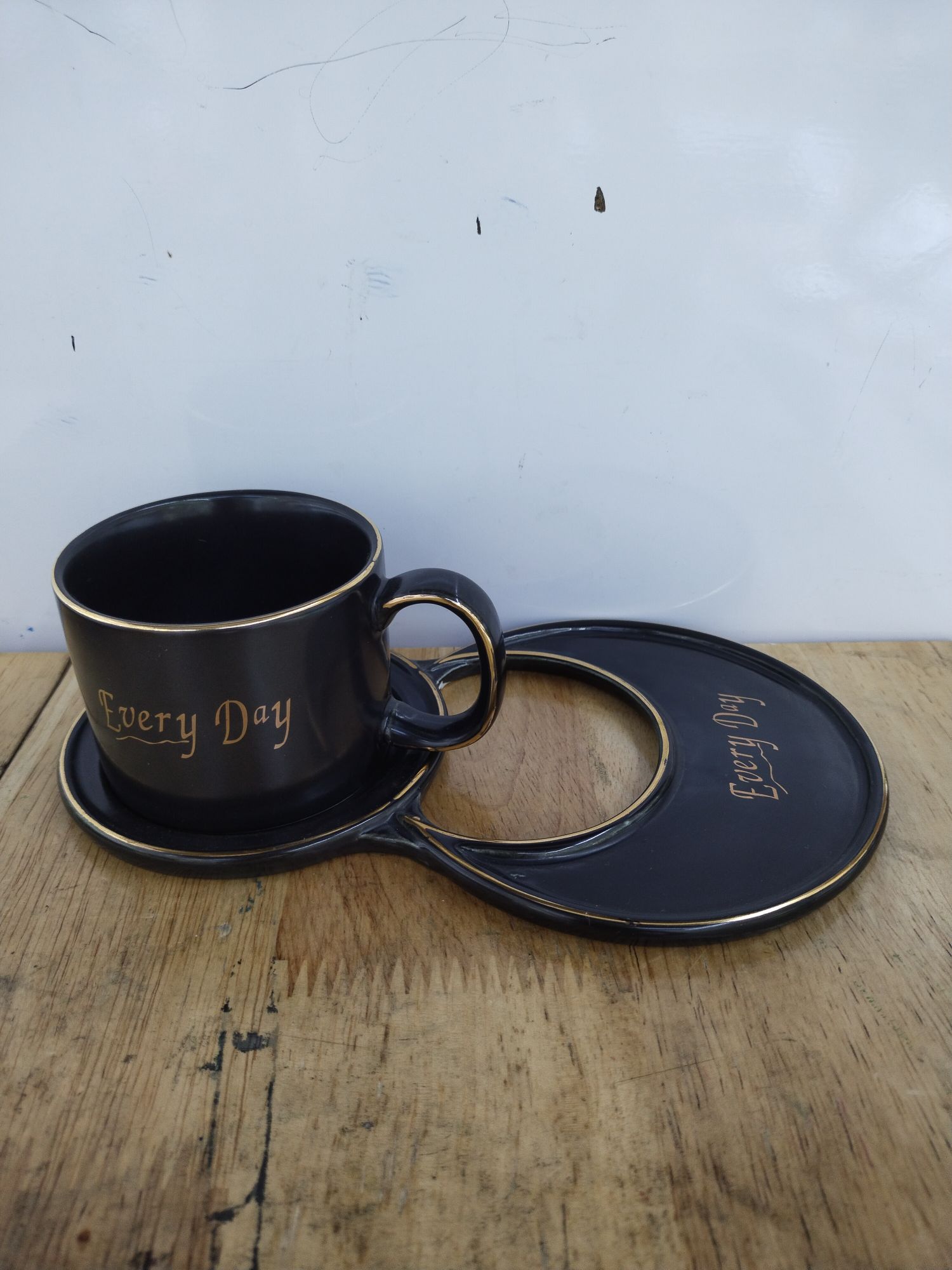 丽玫陶瓷咖啡陶瓷一杯碟奢华下午茶月亮异型杯碟新款0089图