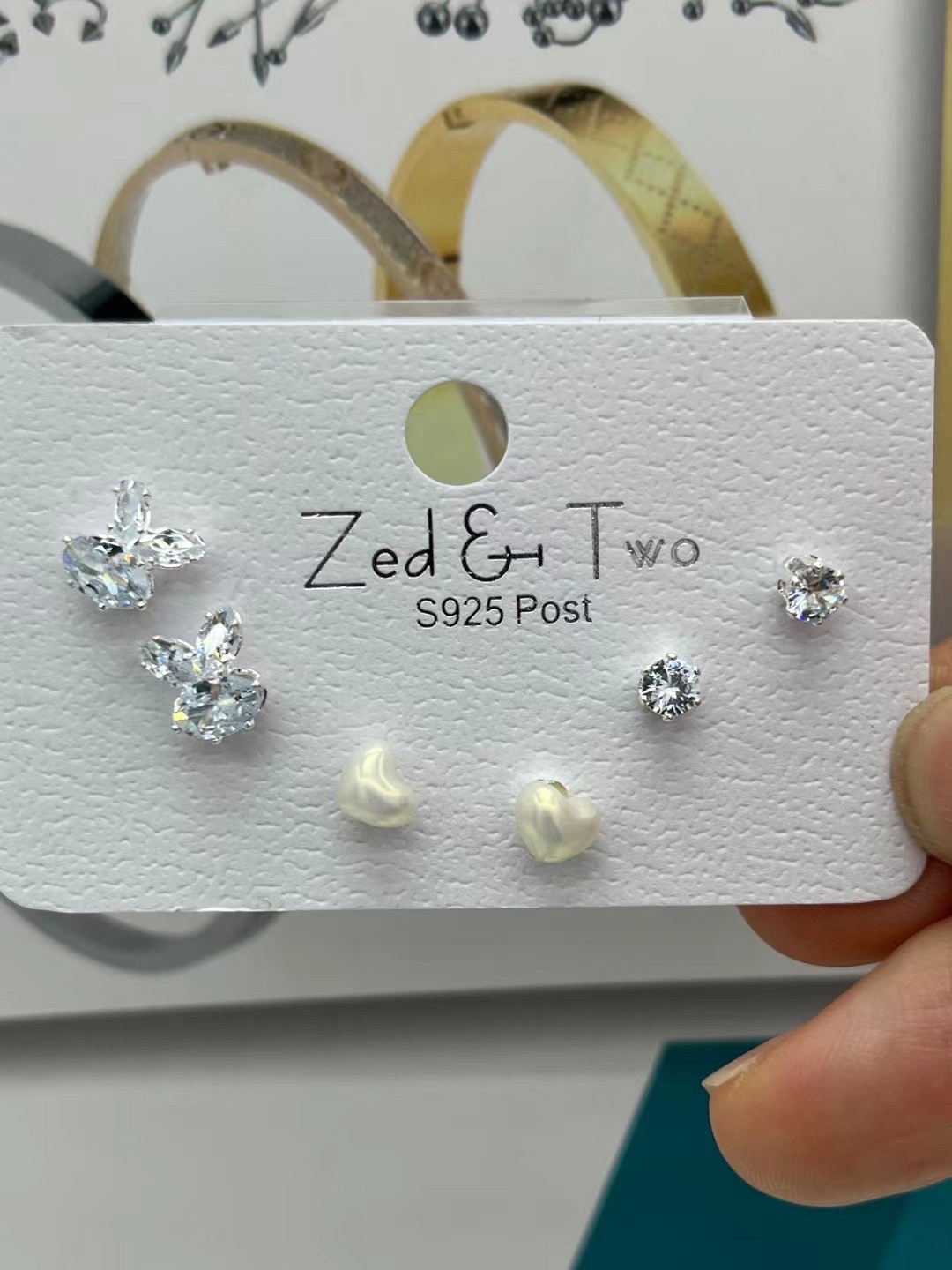 Three-pair trendy internet-famous accessories from New Europe Fashion, New Europe Fashion, New Europe Fashion, New Europe Fashion