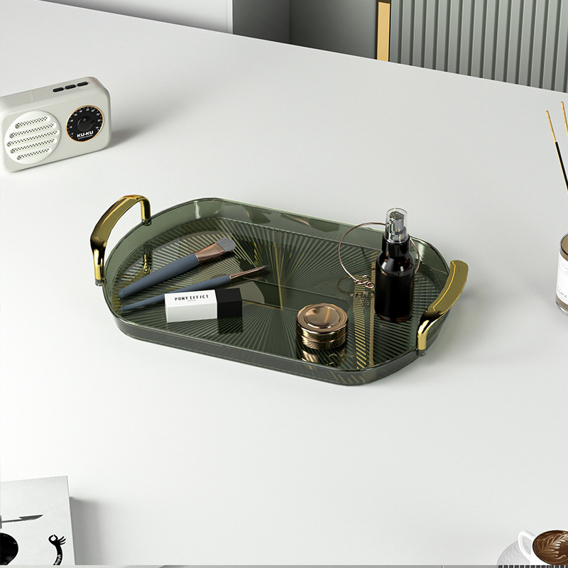 Creative trays, acrylic trays, plastic trays, fruit plates, cake plates, household and daily-use items Specification image