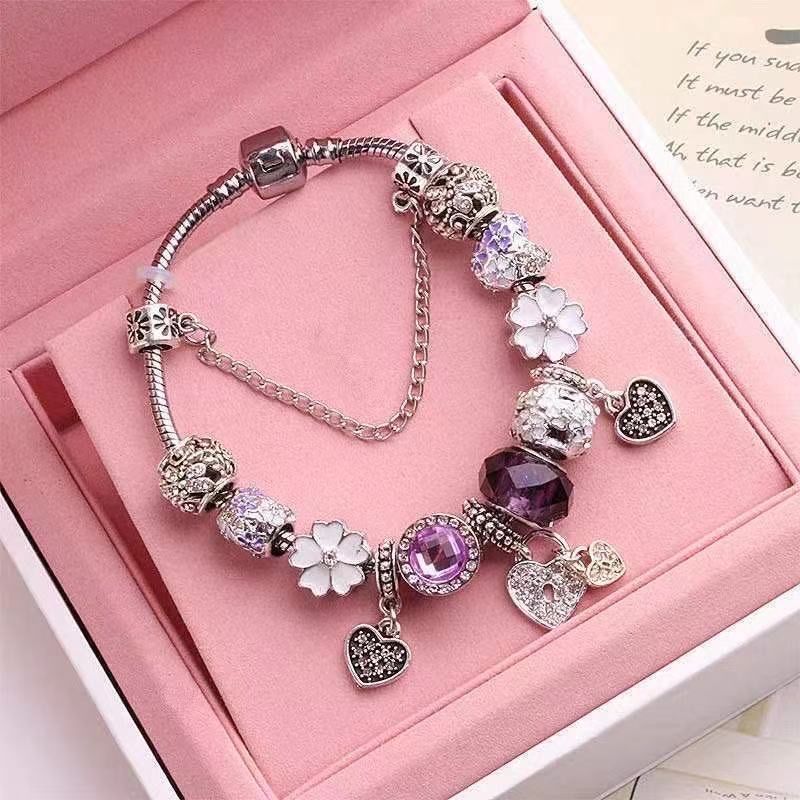 爱心/带钻/链条白底实物图