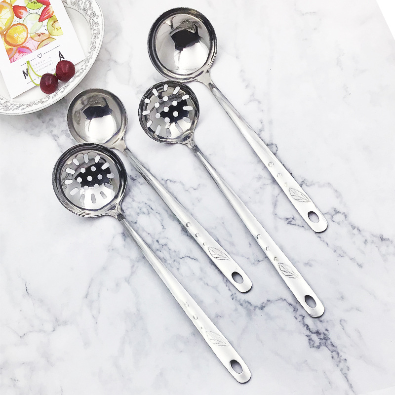 不锈钢火锅勺火锅壳 三厘水滴加厚汤壳汤勺漏勺捞勺厨具 厂家直销