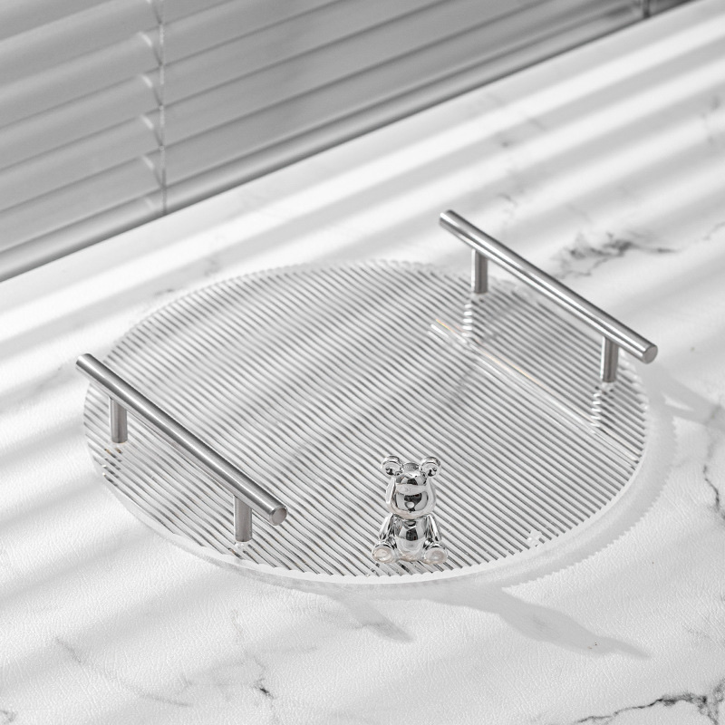 Acrylic trays, fruit trays, tea trays, gift creative home daily necessities decoration details Picture