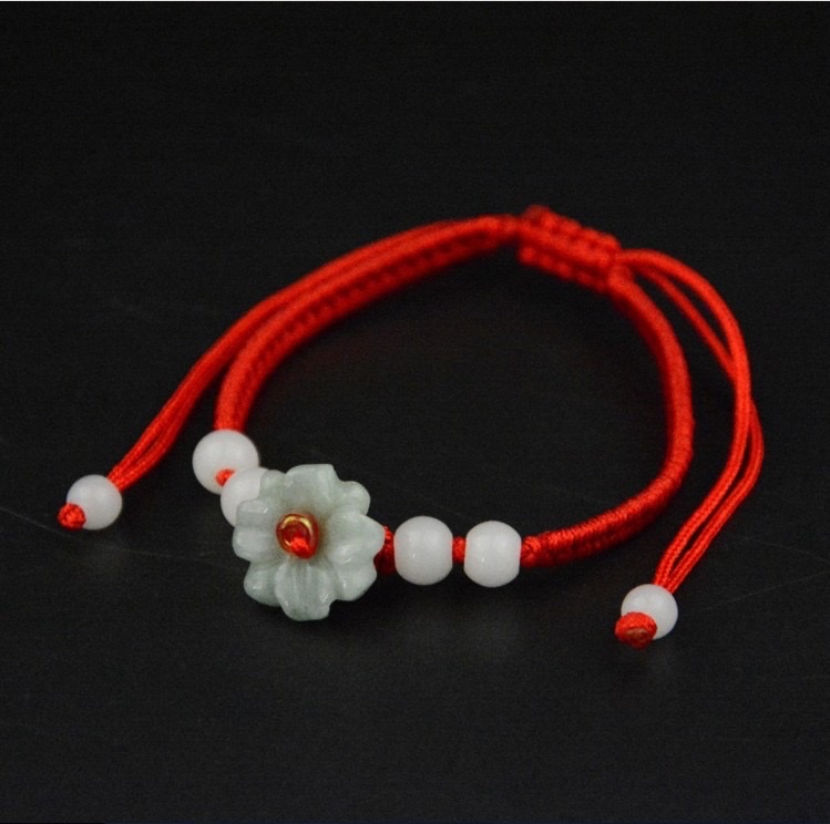 【 Oriental Jade 】 Rope-woven jadeite A-grade transportation red rope bracelet, handwoven peace pendant for men and women, Road-through PI Xiu jewelry