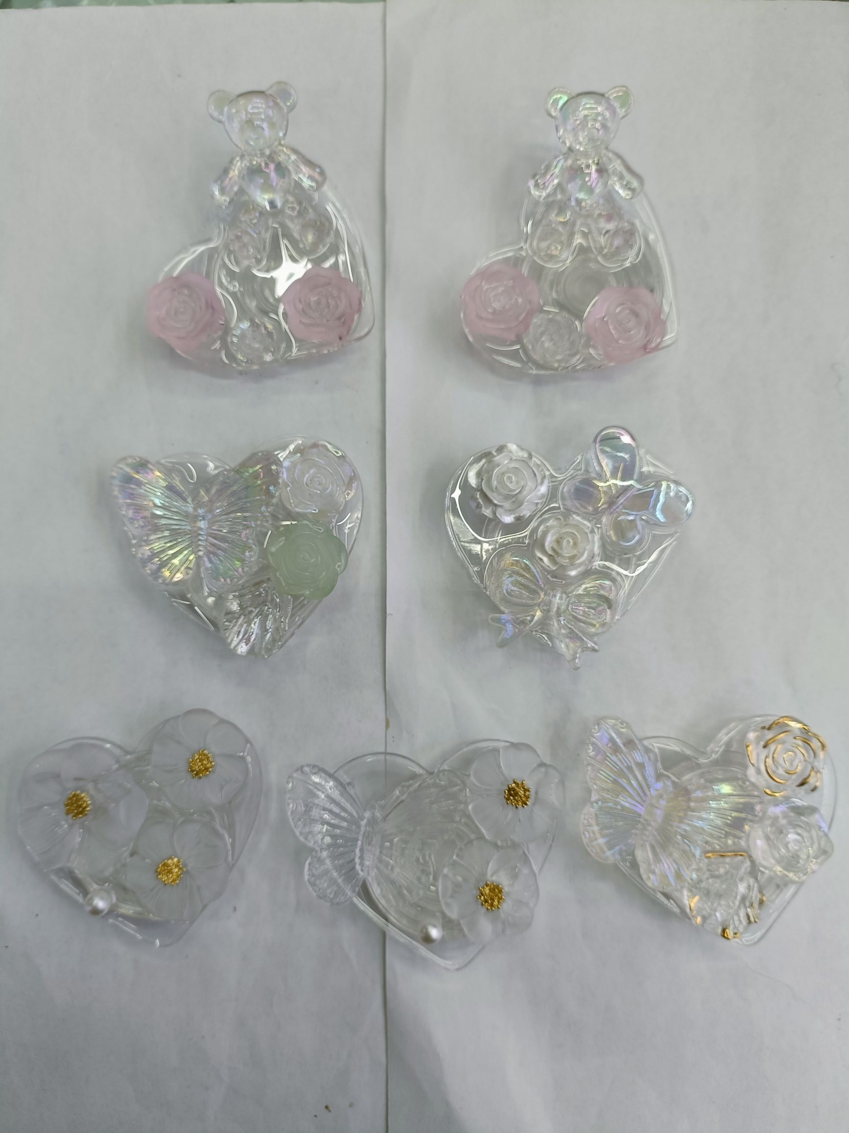 透明支架系列 小熊 滴胶花 滴胶饰品 不规则片片 水果详情图15