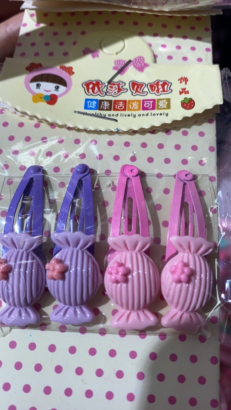 厂家直销儿童混款混色发夹头饰 漂亮时尚流行发夹详情图1