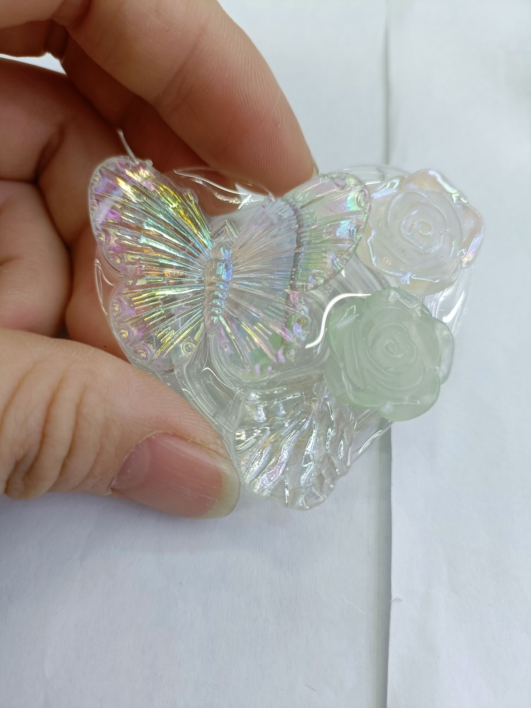 透明支架系列 小熊 滴胶花 滴胶饰品 不规则片片 水果详情图19