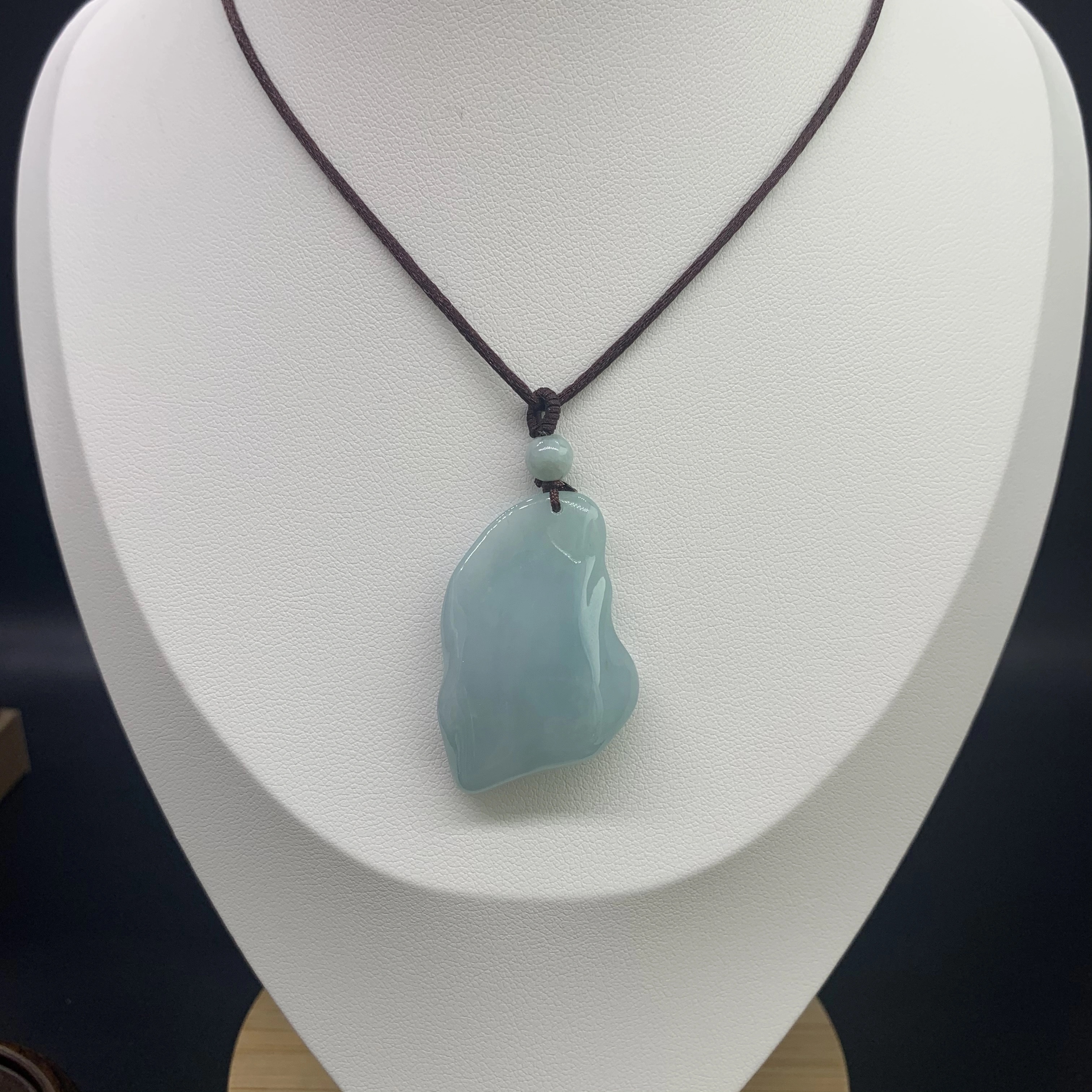 【 Oriental Jade 】 Natural Burmese jadeite and jade A-grade fine and glutinous type pendant and jadeite necklace Specification image