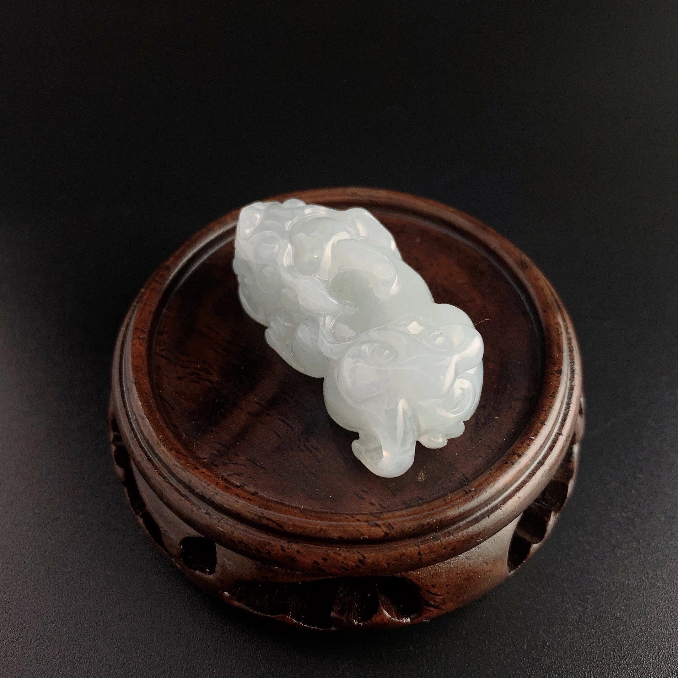 【 Oriental Jade 】 Natural Burmese jadeite and jade A-grade fine and glutinous type PI Xiu Wealth and Treasure pendant jadeite necklace Specification image