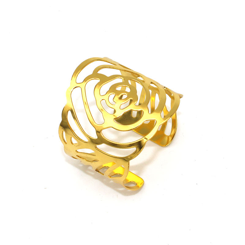 Napkin ring open rose Item Picture