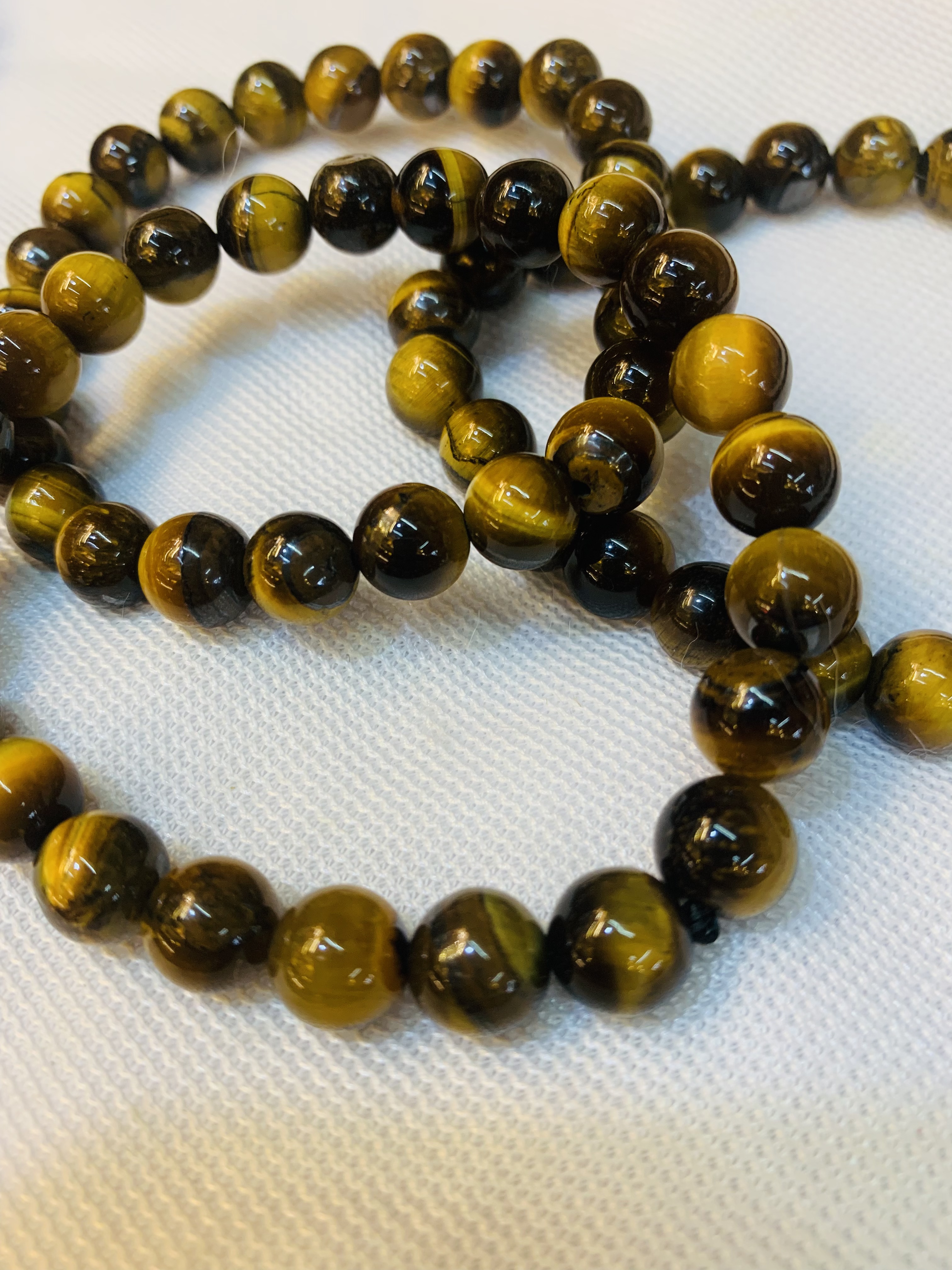 Jinhong Tourist Handicrafts Industrial Products Bracelet 10mm Tiger's Eye Stone Bracelet Handicraft Jinhong B0011 Item Picture