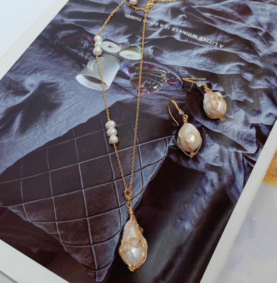 اليد البارلؤلؤة الطبيعية الأصلية من طراز بارلوك الجديدة في الخريف detail image 7