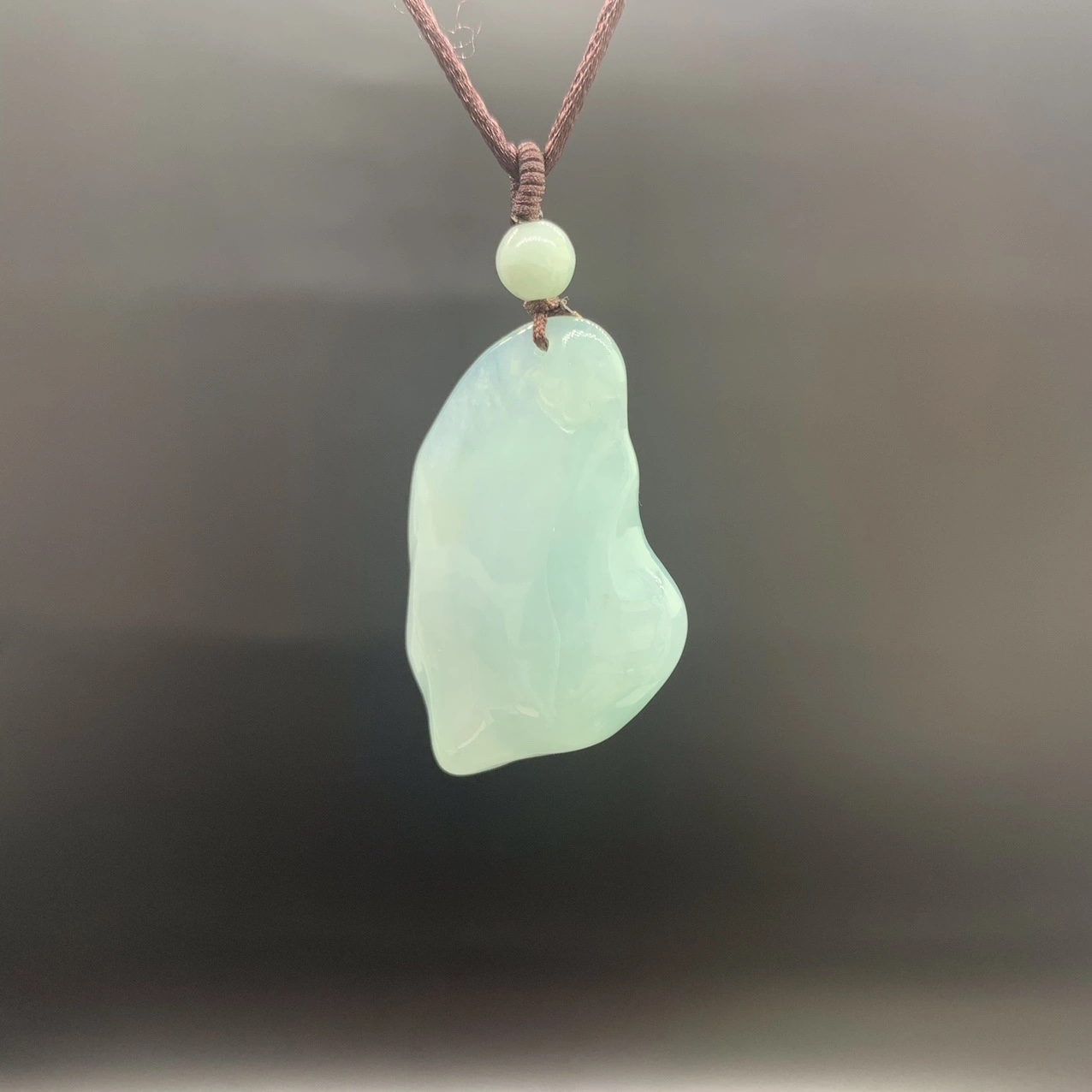 【 Oriental Jade 】 Natural Burmese jadeite and jade A-grade fine and glutinous type pendant and jadeite necklace details Picture