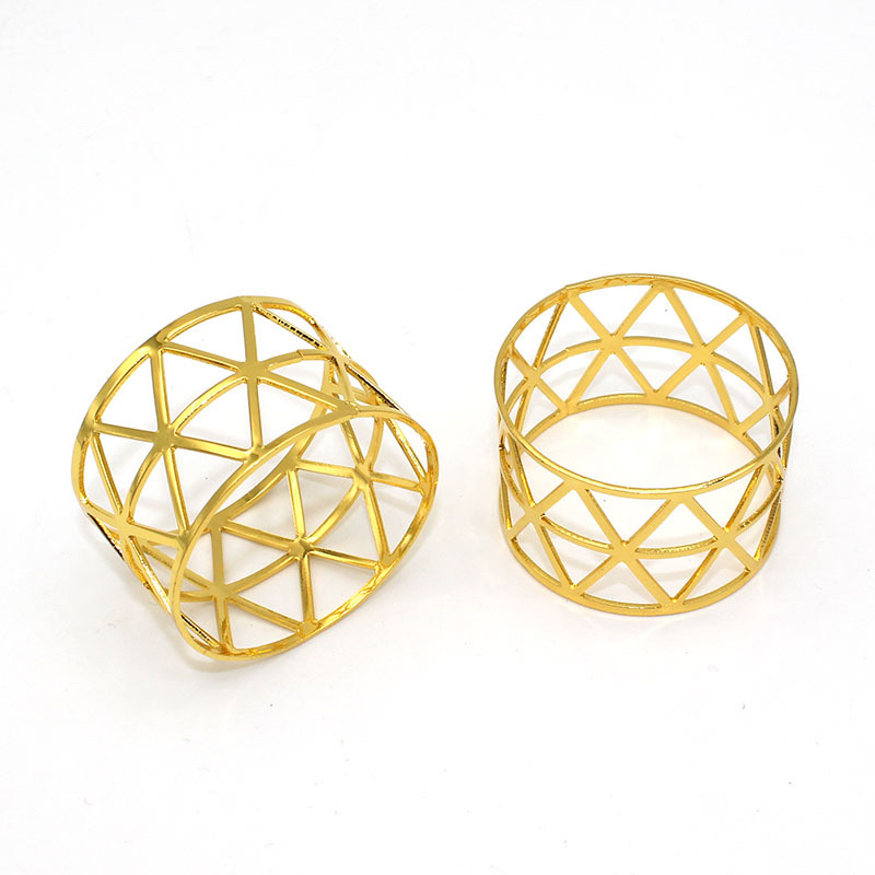 Double-row triangular napkin ring Item Picture