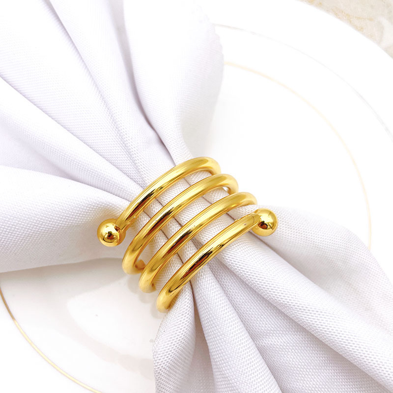 Napkin ring steel ball three-ring Specification image