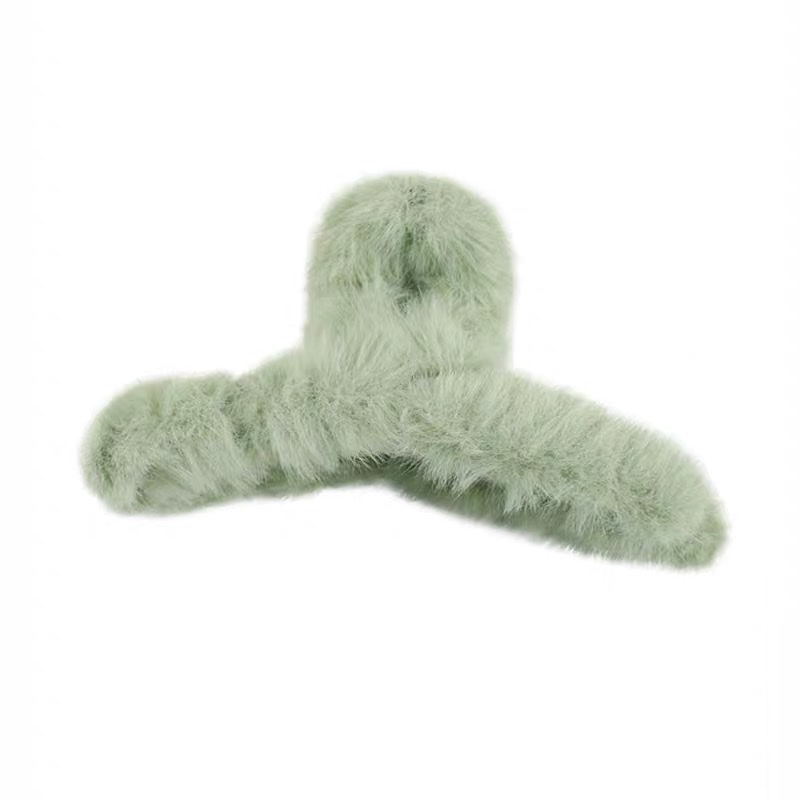 Plush claw clips, hair clips, autumn and winter large shark clips, hair clips, popular 2021 new style, elegant hair clips Specification image