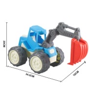 Children's Beach 1707P toy car set for boys, girls, babies to play with sand, dig sand bucket and shovel Cassia seed tools