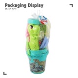 Children's Beach N502-3 Dune Buggy Toy Set, Baby beach hourglass, Beachcombing sand pit shovel, Sand-playing tool bucket Specification image