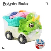 2203 Children's Beach Buggy Toy Set, Baby Beach Hourglass, Beachcombing Sand Pit shovel, Sand-playing Tool bucket