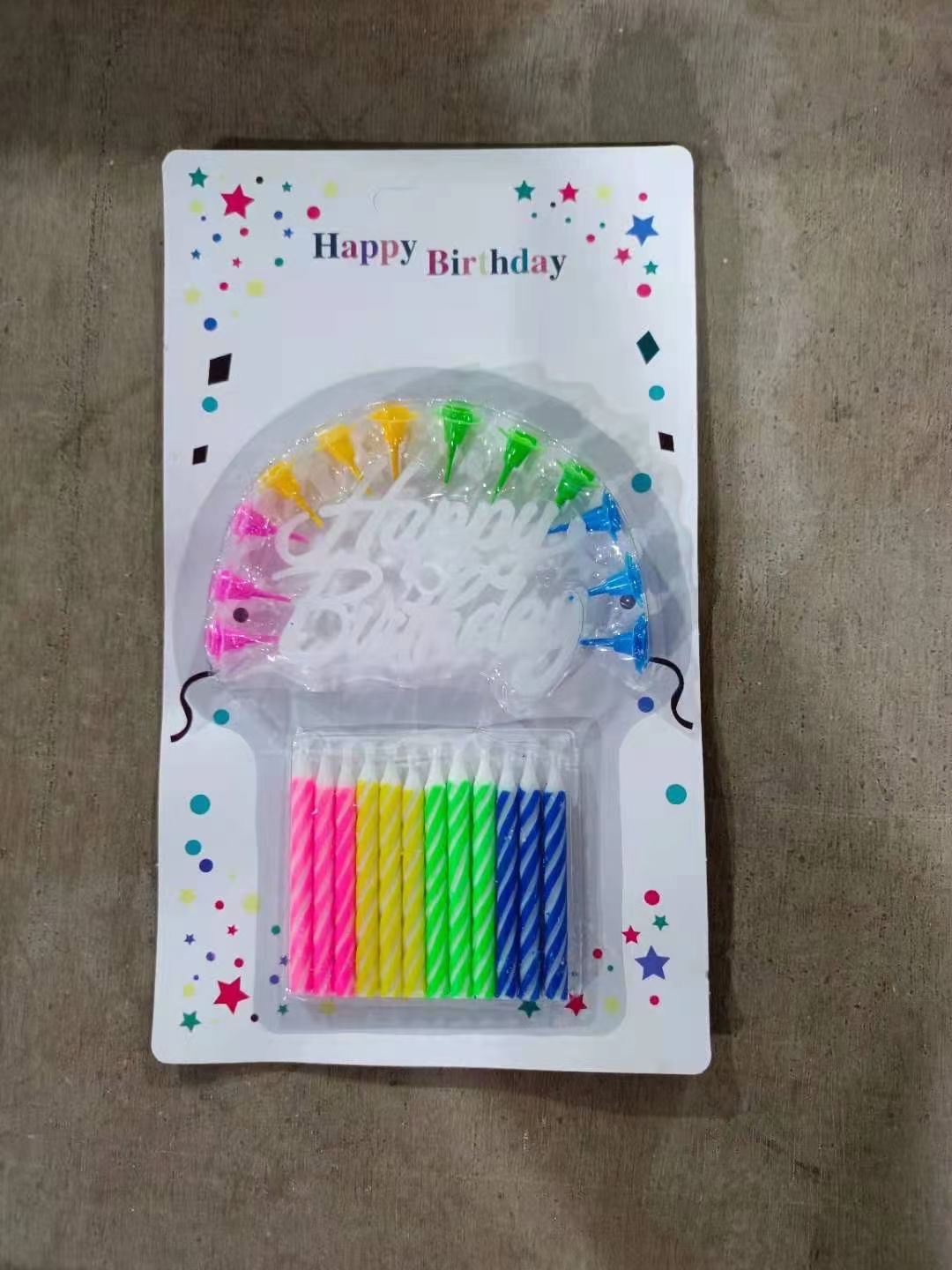 Birthday candle fan cake plugin