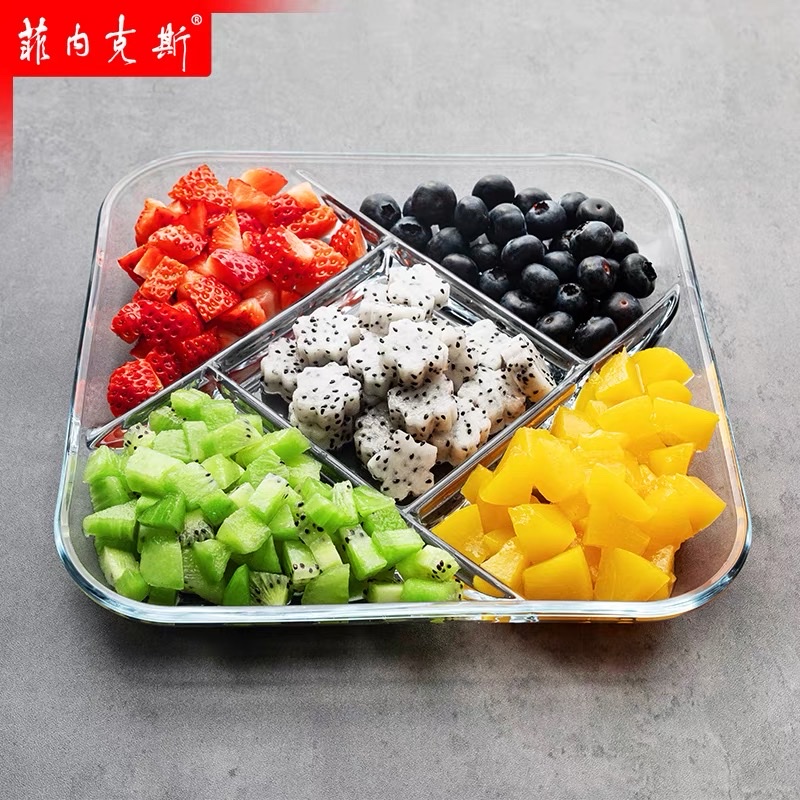 钢化玻璃/方形分格盘产品图