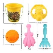 Children's Beach N502-1 Dune Buggy Toy Set, Baby beach hourglass, Beachcombing Sand pit shovel, Sand-playing tool bucket Specification image