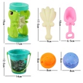 Children's Beach N502-3 Dune Buggy Toy Set, Baby beach hourglass, Beachcombing sand pit shovel, Sand-playing tool bucket Item Picture