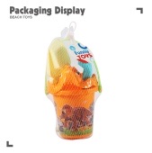 Children's Beach N702-1 Beach Buggy Toy Set, Baby beach hourglass, Beachcombing sand pit shovel, Sand-playing tool bucket