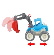 1906W Children's Beach Toy car Set for boys, girls, babies to play with sand, dig sand bucket, shovel and Cassia seed tools Specification image
