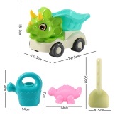 Children's Beach 2203 Dune Buggy Toy Set, Baby Beach Hourglass, Beachcombing Sand pit shovel, Sand-playing tool bucket