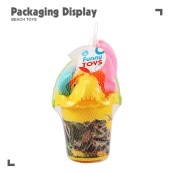 Children's Beach N502-1 Dune Buggy Toy Set, Baby beach hourglass, Beachcombing Sand pit shovel, Sand-playing tool bucket